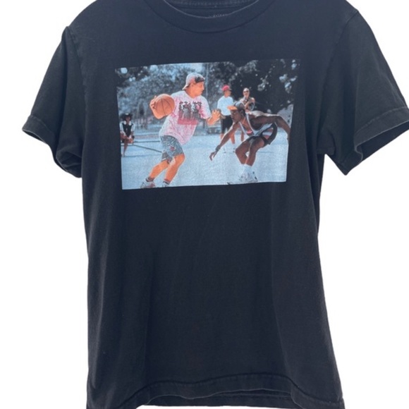 White Men Can’t Jump Graphic Wrap Around Tee Shirt Size Small - Picture 1 of 10